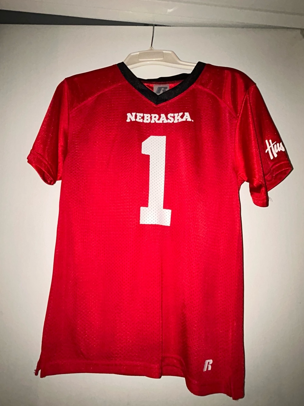 Russell Athletic Red Jersey with Black Trim
